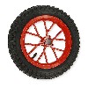 Komplettes Hinterrad f�r Pocket bike cross (8'' rot), Pocket Cross Teile