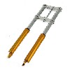 Gabel f�r pocket bike cross gold, Pocket Cross Teile