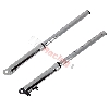 Gabelholme f�r pocket bike cross Silber (Typ 1), Pocket Cross Teile