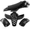 Verkleidung f�r pocket quad, schwarz Typ 2, Pocket quad Teile