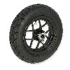 Rad vorn komplett 3.50-10 f�r Dax Skymax Schwarz (Euro 4 - Euro 5), Teile Dax Skymax