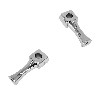 Lenkerklemmbock (Paar) Tuning aus Aluminum f�r Bubbly Skyteam (100 mm), Teile Bubbly Skyteam