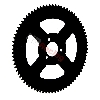 Kranz verst�rkt 78 Z�hne kleine Teilung, Teile Pocket Blata MT4