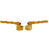 Lenker, Tuning Stummellenker Gold f�r pocket bike (Typ 3 ), Teile Pocket Blata MT4