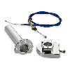 Gasgriff (schnell), alu, Qualit�tsprodukt + Kabel, blau, Teile Pockets Polini 911 GP3