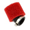 Luftfilter mit beidseitig Schaumstoff 40 mm Rot, Teile Pockets Supermoto