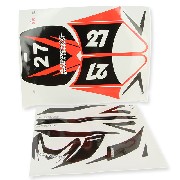 Dekor-Kit pocket cross, rot