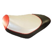 Sitzbank schwartz/rot f�r Jonway Skooter YY50QT-28A