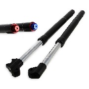 Gabelholme Qualit�tsprodukt 700mm, 12mm Radachse - Schwarzs