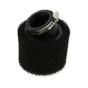 Luftfilter Doppelschaum mit Winkel 41-43 mm, schwarz