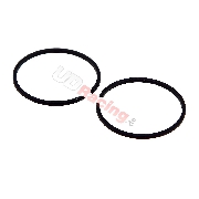 Kolbenringe   44 mm fr 49 ccm