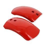 Kotflügel Paar pocket Quad (Rot)