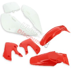 Verkleidung  dirt bike 125 bis 250ccm ( rot ), Ersatzteile Dirt bike