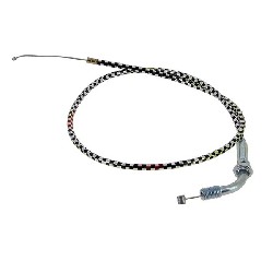 Gaszug, schwarz/alu (Typ A), Teile Pockets Polini 911 GP3