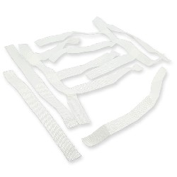 Paar Nerv Bar Netze weiss fr Bashan BS250AS-43, Teile Bashan 250cc BS250AS-43