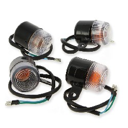 4 x Blinker hinten - vorn fr Chinese Quad (schwarz), Ersatz Chinese Quad 200ccm