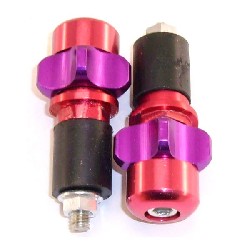 Lenkstangenende Tuning rot/violett (Typ 2), Ersatzteile Quad Shineray 300