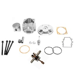 Kit 53ccm 4 Schleusen + Kurbewelle Racing Achse 10mm (typ B Alu), Ersatzteile Pocket bike