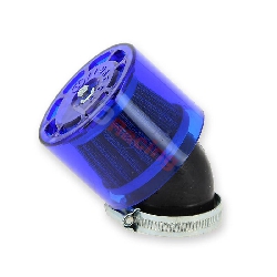 Luftfilter Racing (Einlass  40 mm), blau, Ersatz Chinese Quad 200ccm