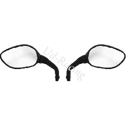Rckspiegel l./r. fr chin. Skooter Baotian BT49QT-11 (alu), Ersatzteile Baotian BT49QT-11