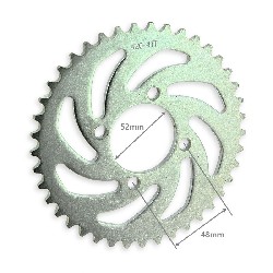 Kettenkranz, verstrkt, 41 Z, Zahnteilung 420 fr dirt bike (Typ 2), Ersatzteile Dirt bike