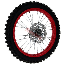 Rad vorn 17'' Komplette, rot, fr dirt bike AGB 30, Ersatzteile Dirt bike