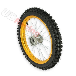 Rad vorn 17'', fr dirt bike AGB 30 - Gold