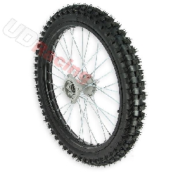 Rad vorn 19'', fr dirt bike AGB 30 - Schwarz, Ersatzteile Dirt bike