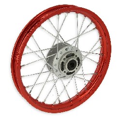 Felge vorn 14'', rot, fr dirt bike AGB27 (Typ 1), Ersatzteile Dirt bike