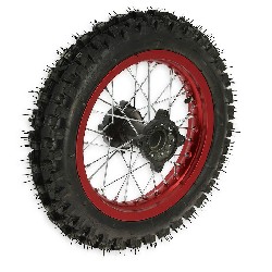 Rad hinten 12'', rot, für dirt bike AGB29