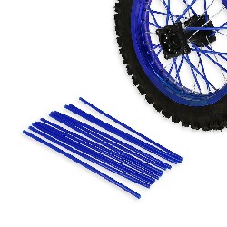 Radspeichen abdeckung fr dirt bike (12 St) - BLAU