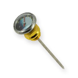 lstandmesser Tuning, gold + Thermometer, Ersatzteile Dirt bike