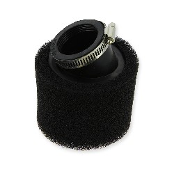 Luftfilter Doppelschaum mit Winkel 41-43 mm, schwarz, Ersatzteile Dirt bike