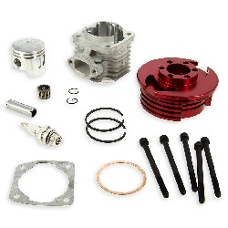 Kit 53 ccm 4 Schleusen, Bolzen 10 mm, rot (Typ C), Ersatzteile Pocket bike