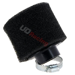 Luftfilter mit beidseitig Schaumstoff 36 mm, schwarz, Ersatzteile Pocket bike