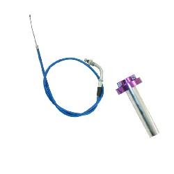 asgriff (schnell), violett, Qualitätsprodukt + Kabel, blau