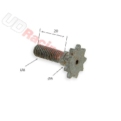 Ritzel verstrkt 9 Z kl. Teilung (Zoll), Pocket quad Teile