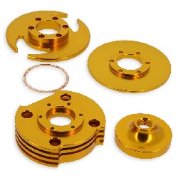Zylinderkopf Racing, gold (Typ C), Pocket quad Teile