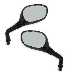 Rckspiegel l/r fr chin. Scooter Jonway YY50QT-28 (schwarz), Teile Motorroller Jonway