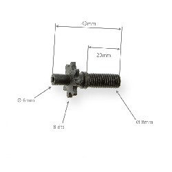 Ritzel verstrkt 8 Z kleine Teilung (Typ B), Teile Pocket Bike ZPF