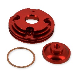 Zylinderkopf Racing, rot (Typ B), Teile Pockets Supermoto