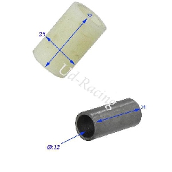 Silentblock Rahmen - Schwingarm f�r Quad Shineray 200 cccm, Ersatzteile Shineray 200STIIE und STIIEB