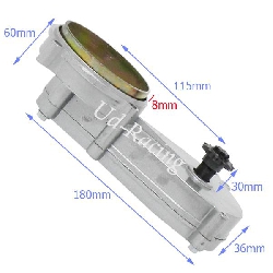 Untersetzungsgetriebe 8 mm f�r pocket quad (Typ 1, 14z), Teile Pocket Replik R1